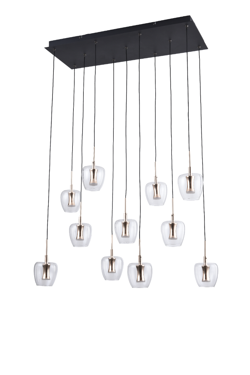 MD2291-11B-3BGT NELSON LAMPA WISZĄCA BLACK-GOLD