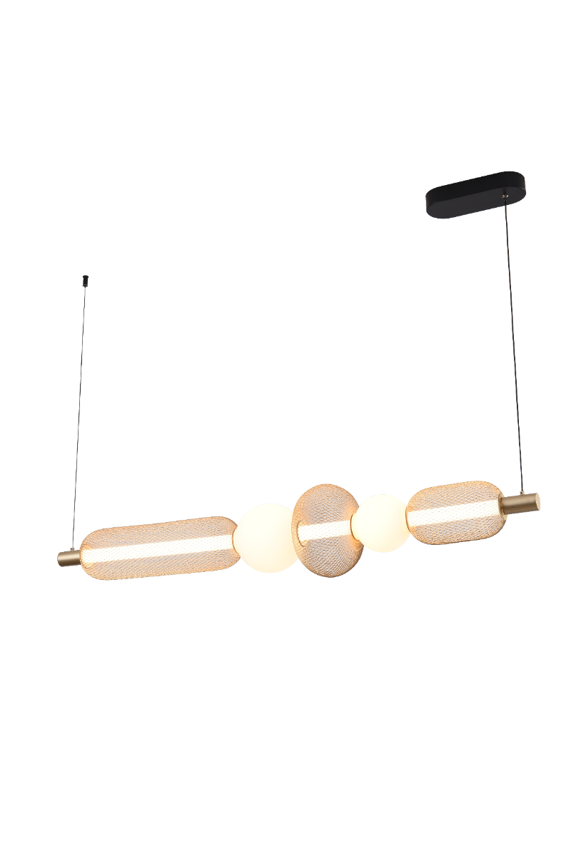 MD2596-5B-3BGT SARR LAMPA WISZĄCA BLACK+GOLD
