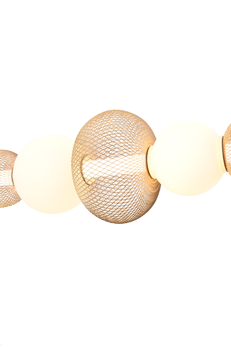 MD2596-5B-3BGT SARR LAMPA WISZĄCA BLACK+GOLD