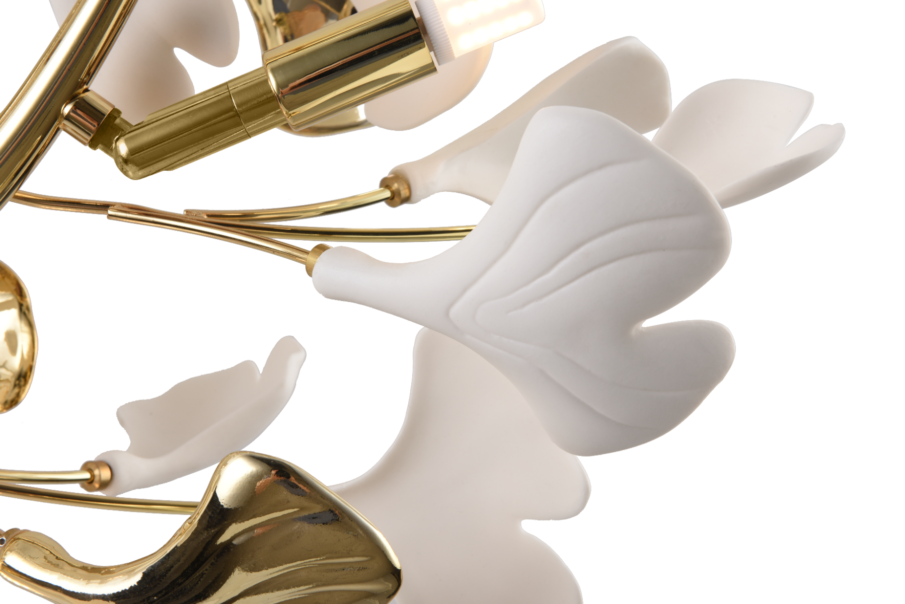 MX2858-6-EGN LEAF LAMPA SUFITOWA ZŁOTA/GOLD