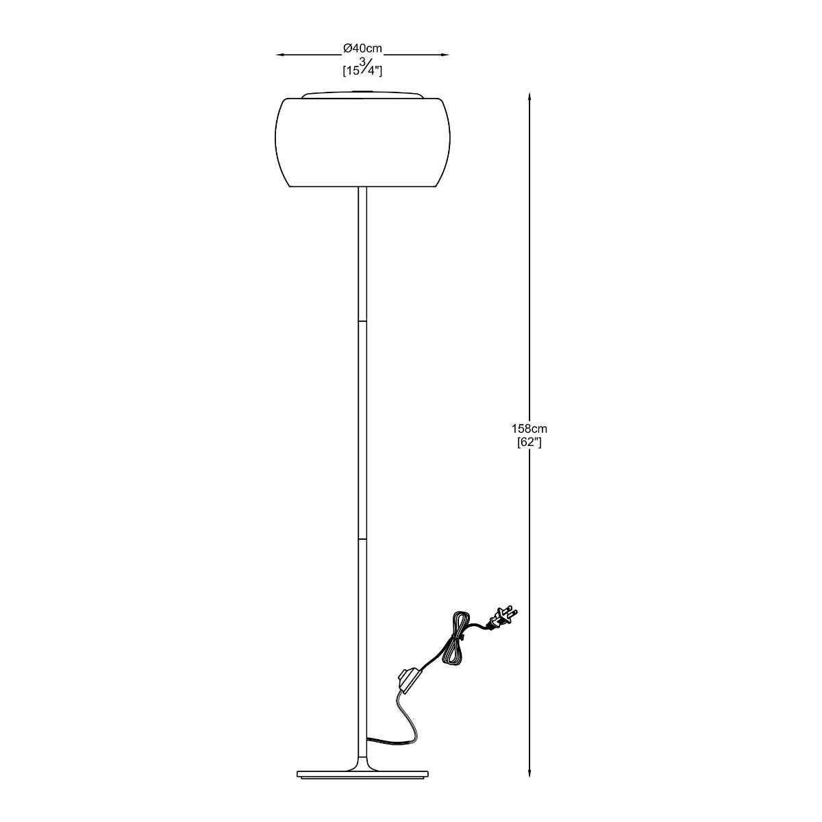 Lampa podłogowa CRYSTAL F0076-04A-F4FZ