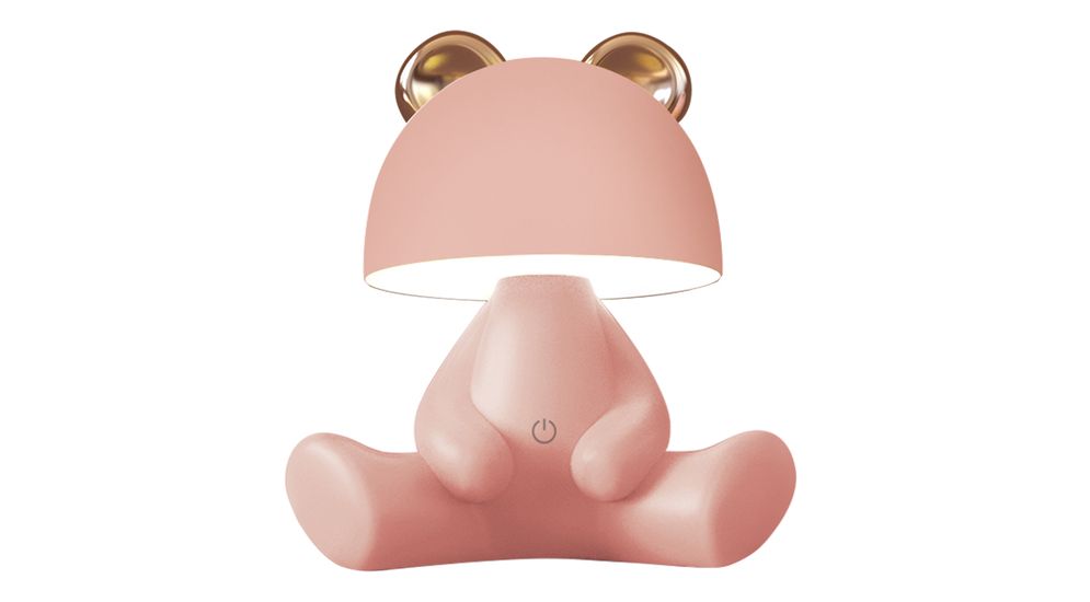 KDR-6303-PK LAMPA STOŁOWA MIŚ RÓŻOWA/PINK