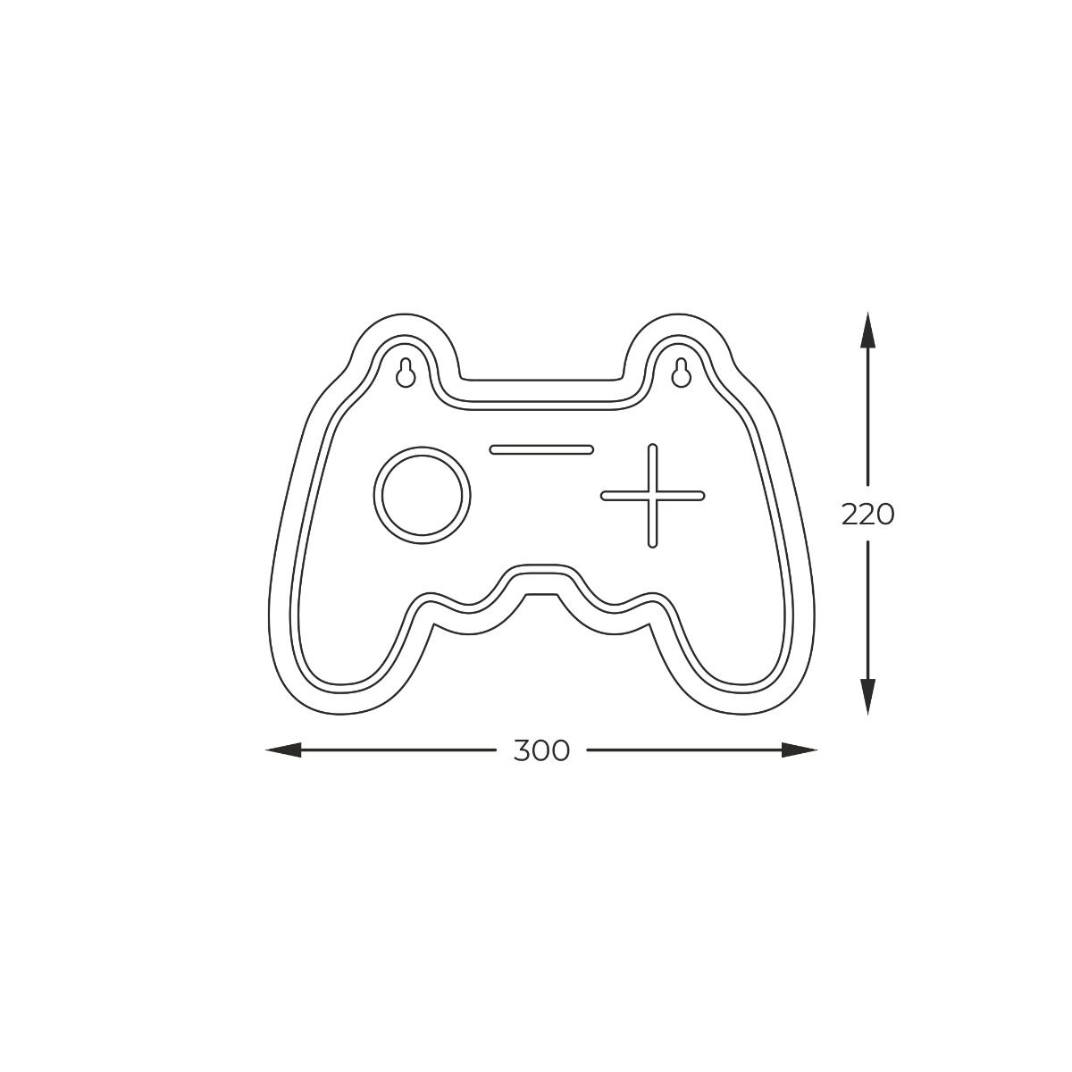 FM-WN67 NEON GAMEPAD LED