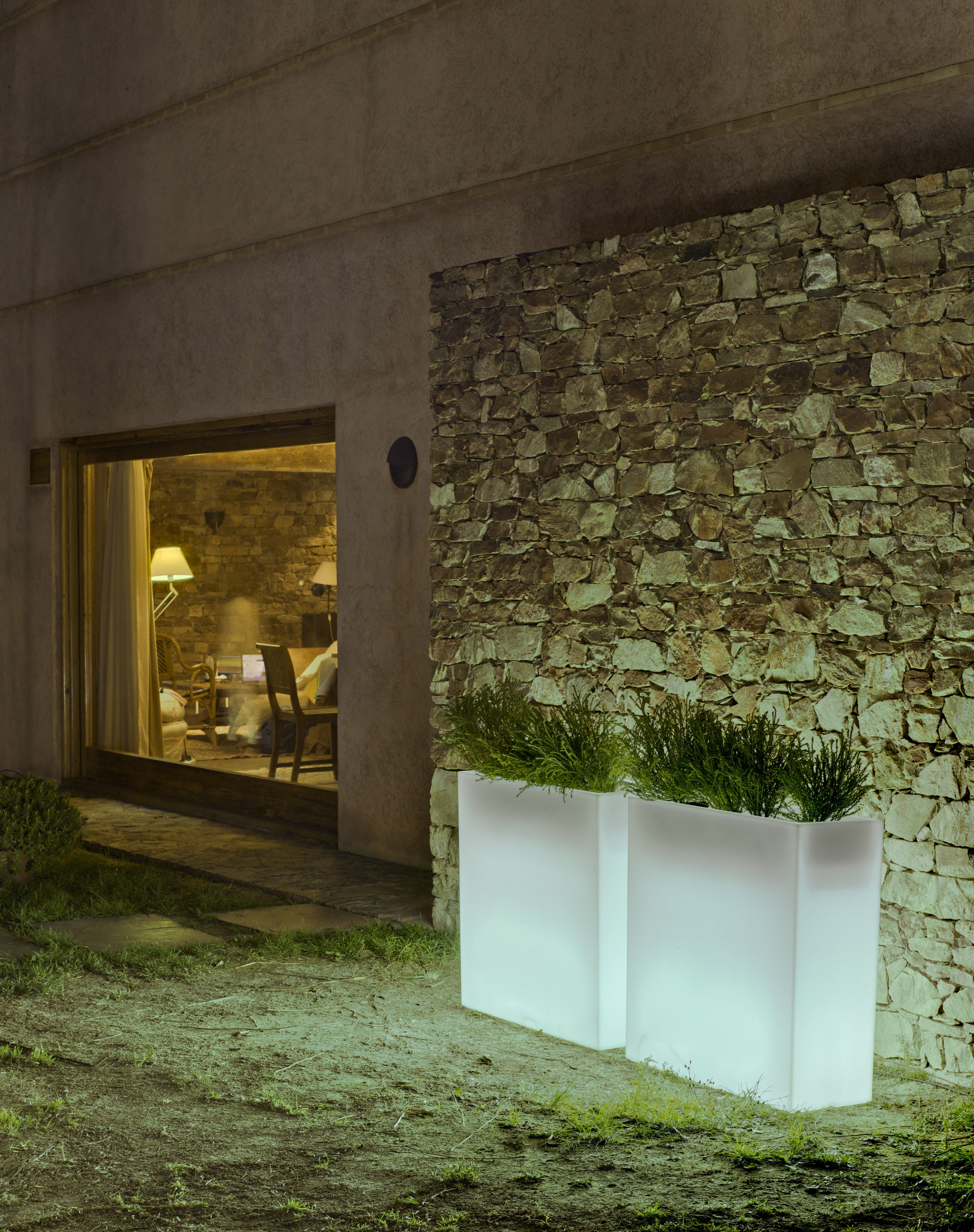 Doniczka solarna JUNCO LED RGB 3327