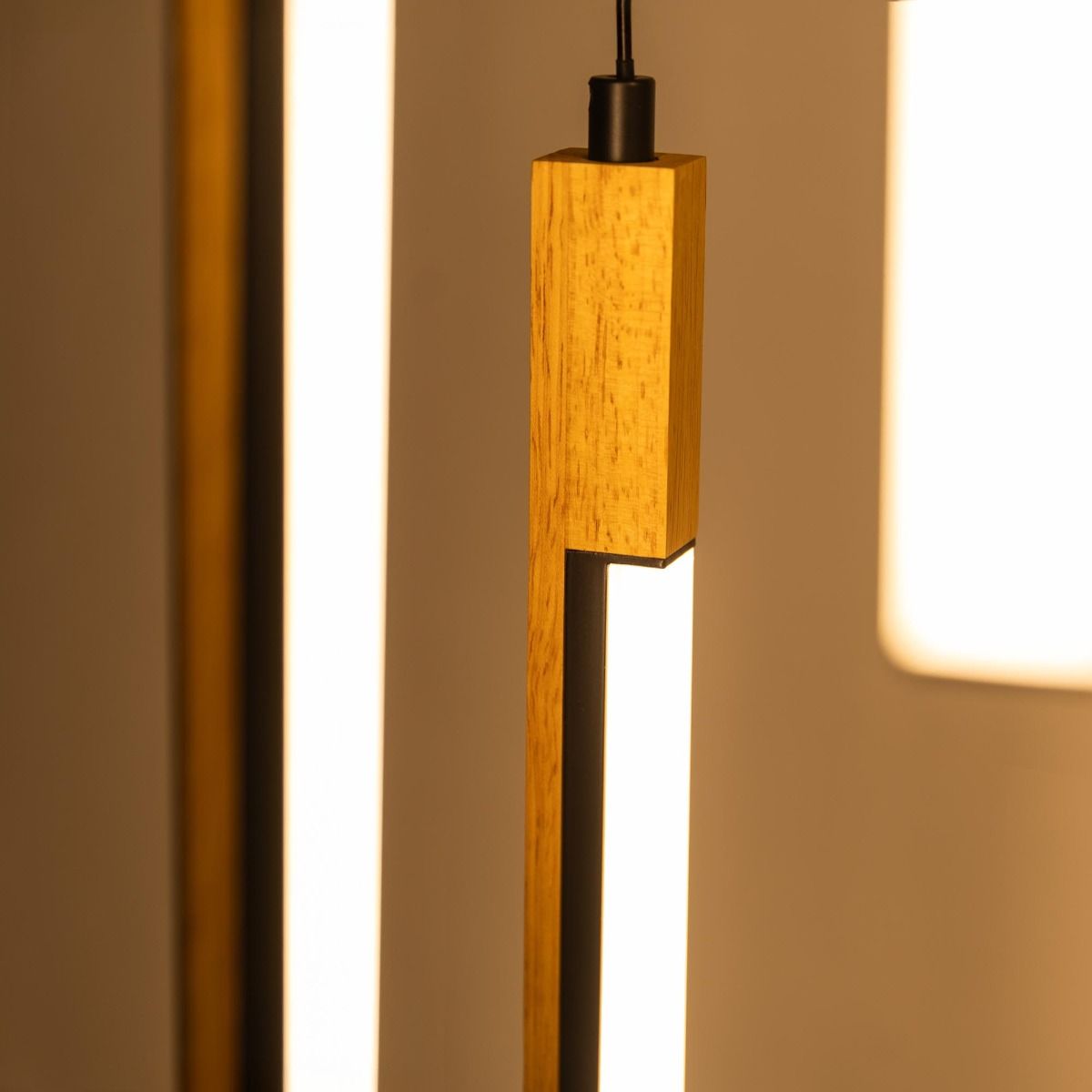 MD4768-6-3BMT ELIOT LAMPA WISZĄCA CZARNA-DREWNO/BLACK-WOOD