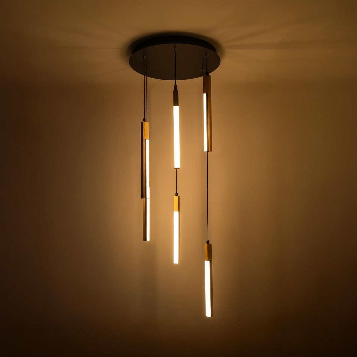 MD4768-6-3BMT ELIOT LAMPA WISZĄCA CZARNA-DREWNO/BLACK-WOOD