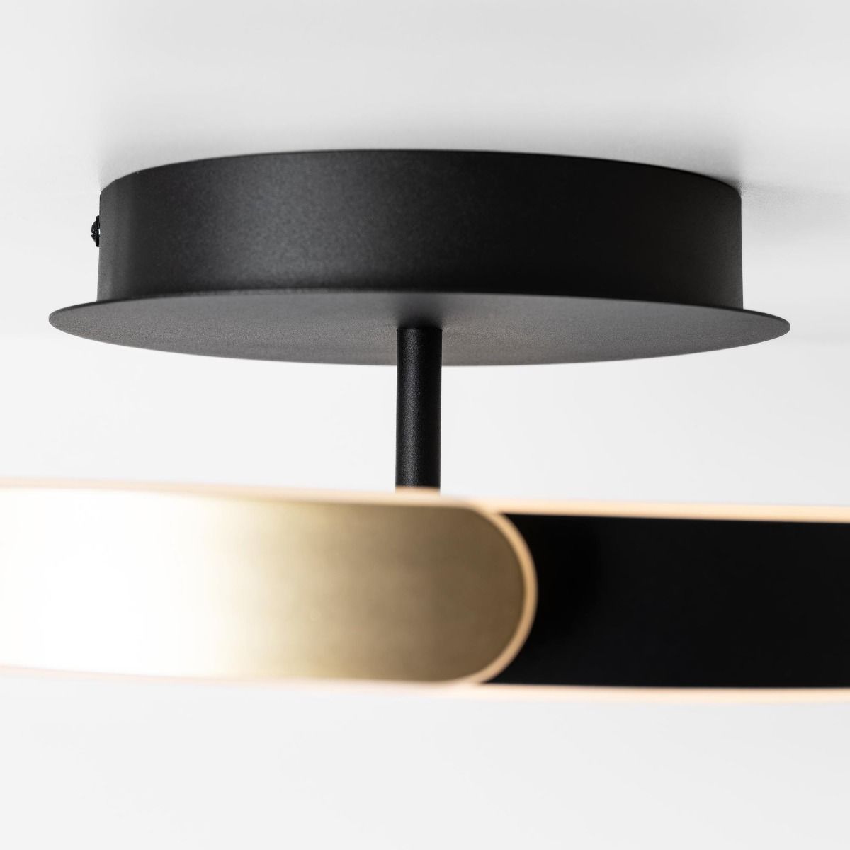 MX4417-1S-3BGD LINOS LAMPA SUFITOWA CZARNO-ZŁOTA/BLACK-GOLD