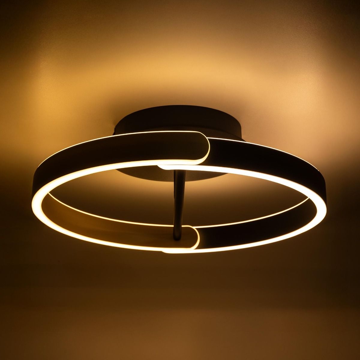 MX4417-1S-3BGD LINOS LAMPA SUFITOWA CZARNO-ZŁOTA/BLACK-GOLD