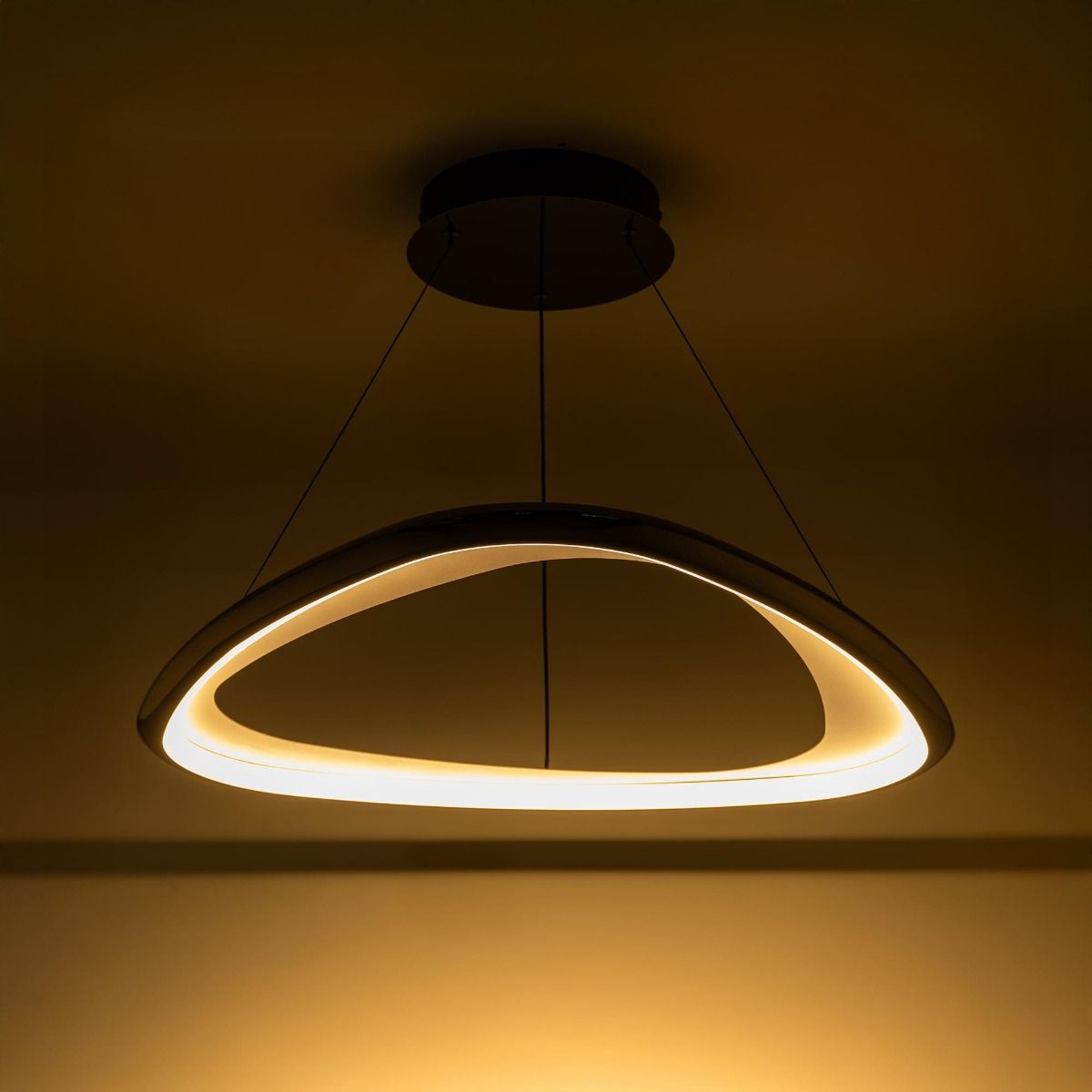 MD3888-1S-3BCT GETAFE LAMPA WISZĄCA CZARNY CHROM/BLACK CHROME