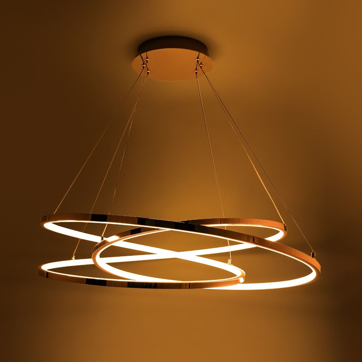 MD7360-1A-3GT CHOLET LAMPA WISZĄCA ZŁOTA/GOLD