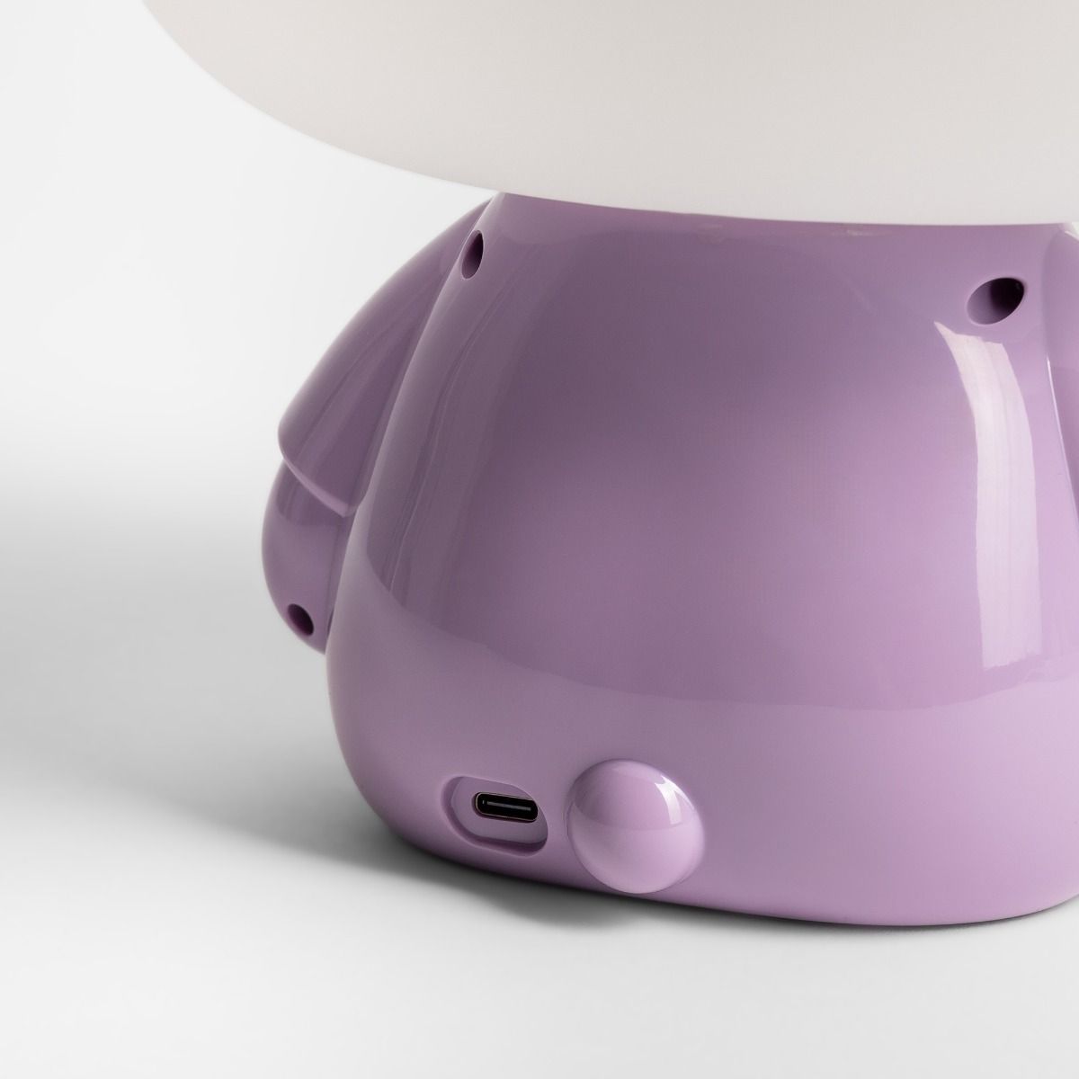 KDR-613B-PE LAMPA STOŁOWA HIPOPOTAM FIOLETOWA/PURPLE
