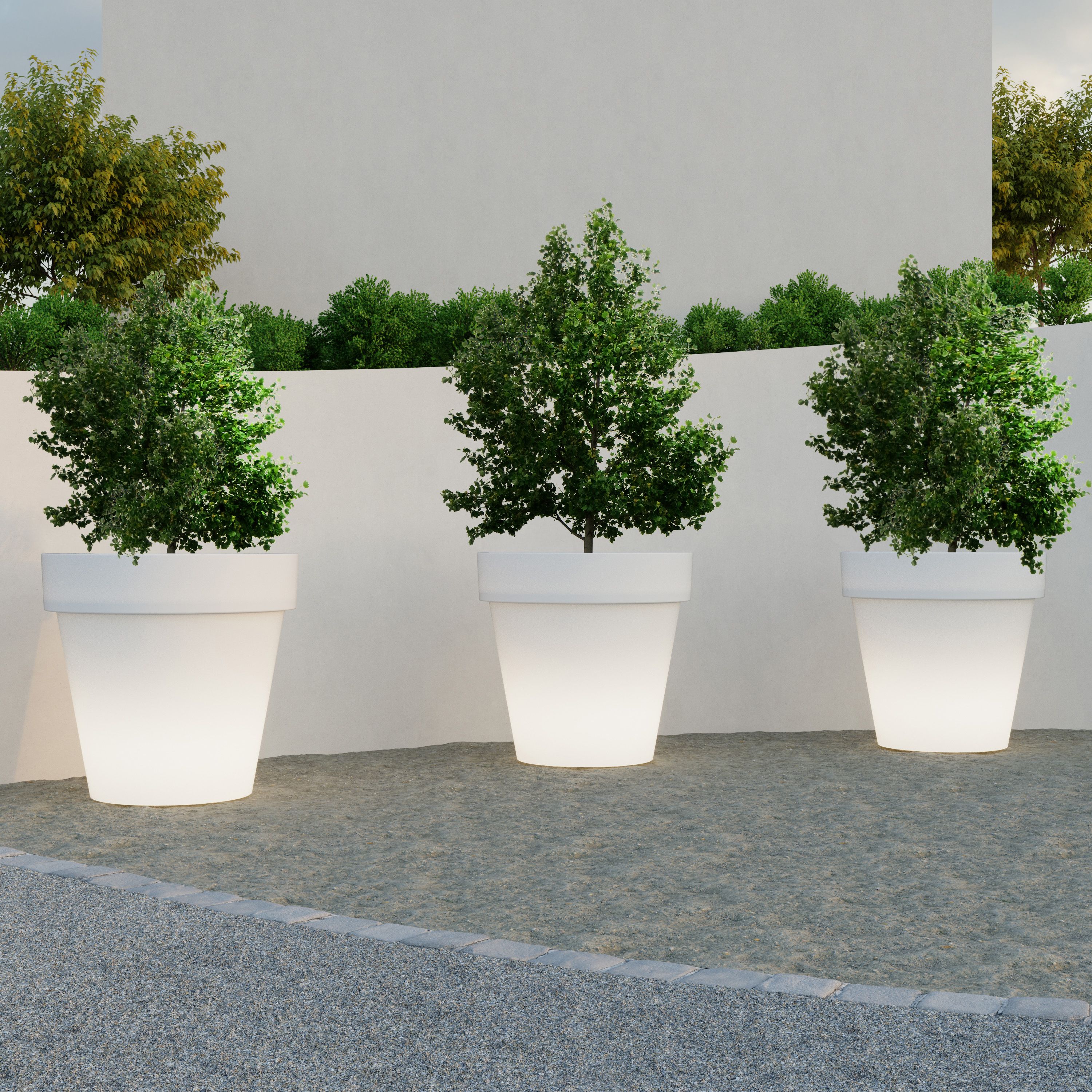 Doniczka solarna MAGNOLIA 160 LED 3264