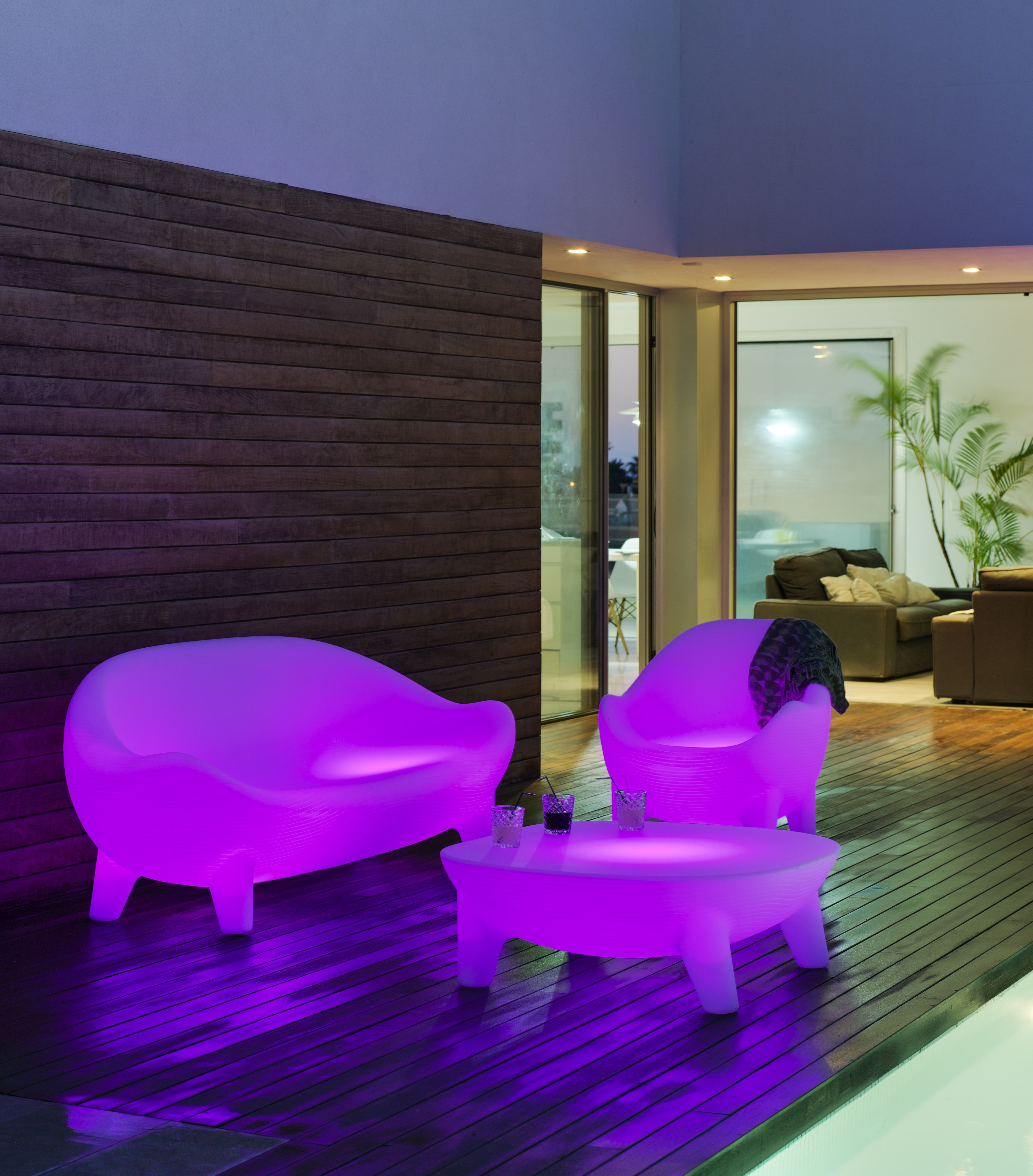 Stół solarny LED RGB MARTINICA IP65 3201