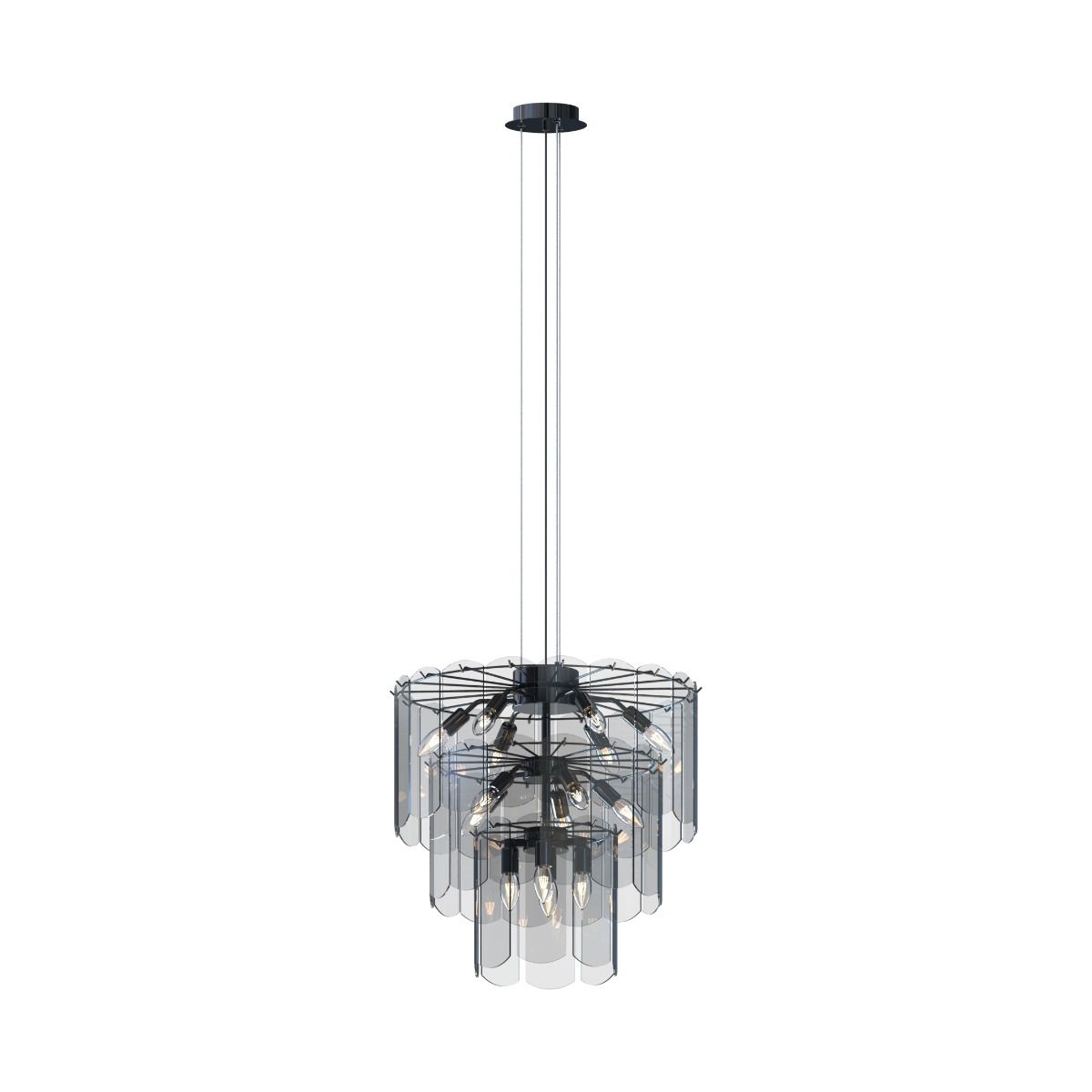 MD3523-14L-EBCN NIRA LAMPA WISZĄCA CZARNA/BLACK