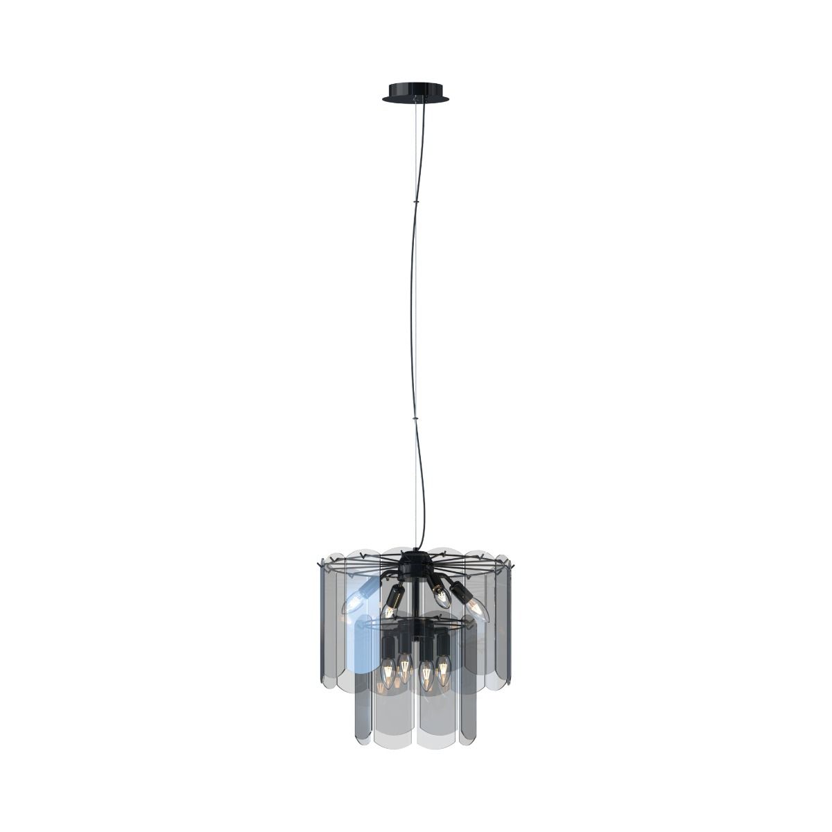 MD3523-8M-EBCN NIRA LAMPA WISZĄCA CZARNA/BLACK