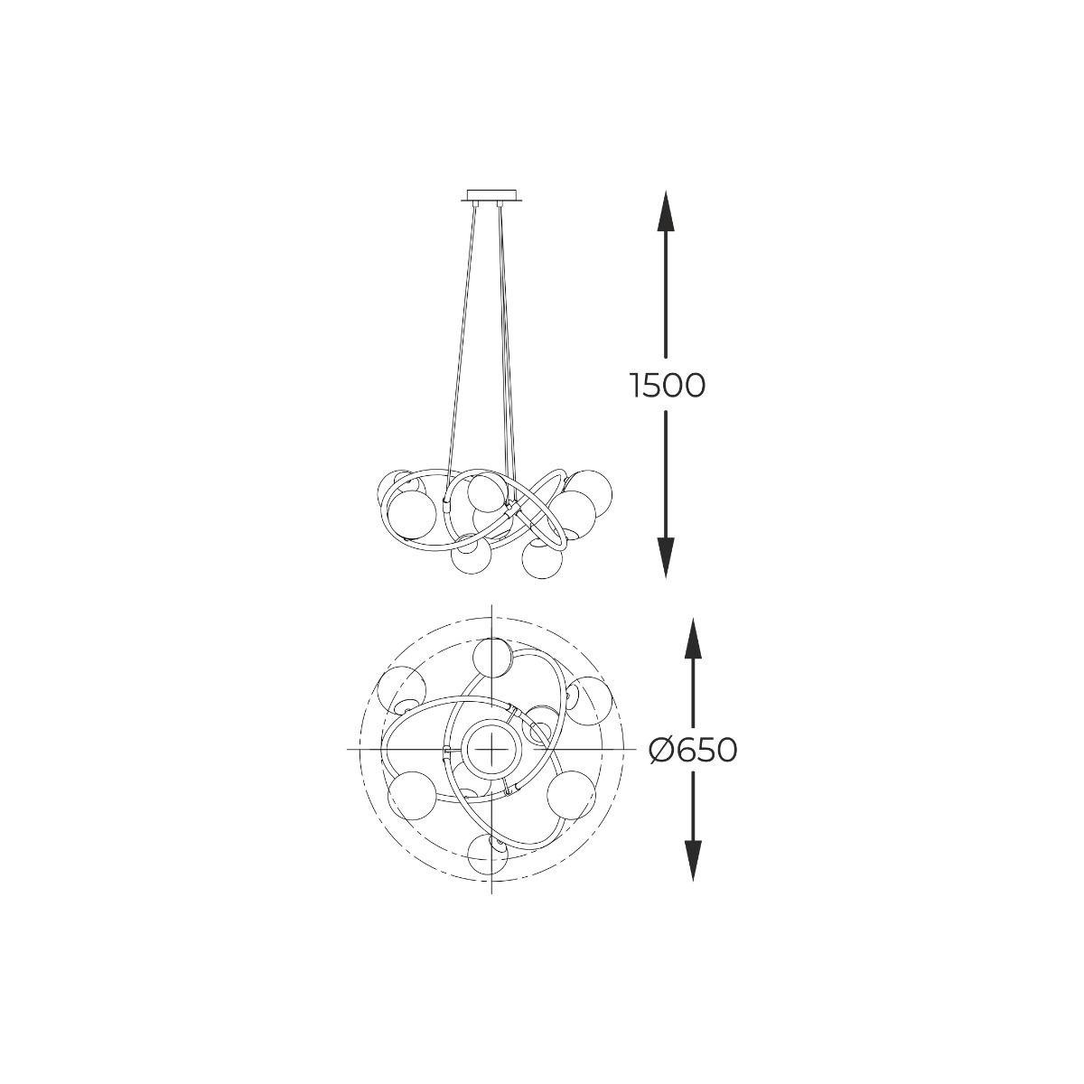 MD4922-8-EBGN NISYRO LAMPA WISZĄCA