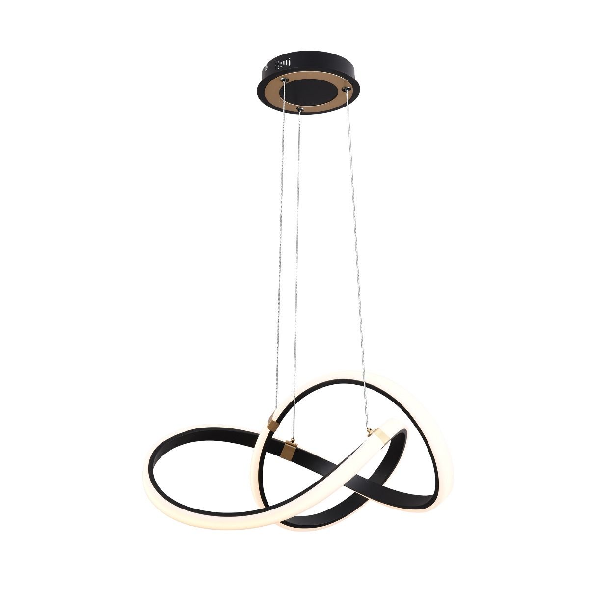 MD9717-1-3BGD INDIGO LAMPA WISZĄCA CZARNO-ZŁOTA/BLACK-GOLD