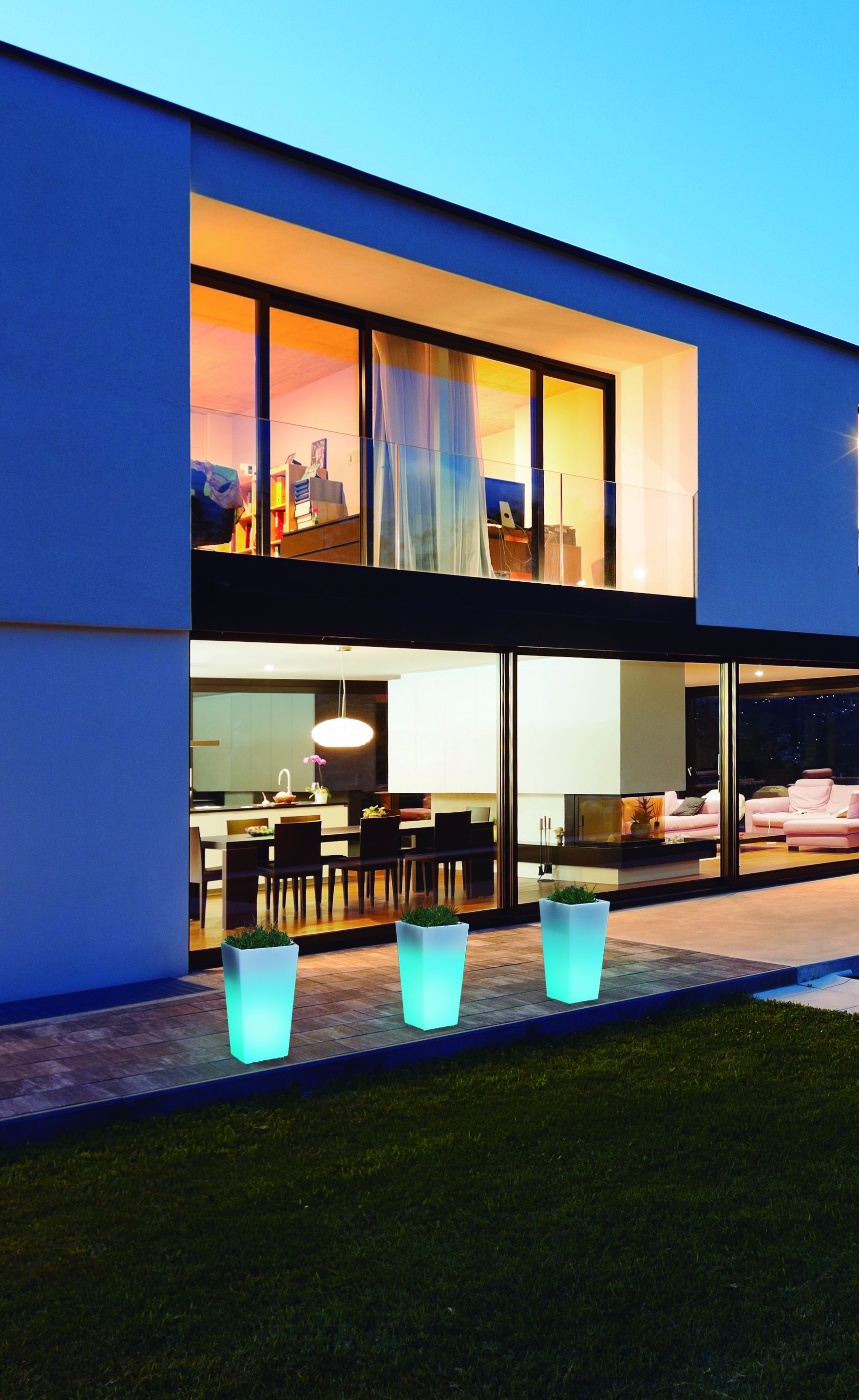 Doniczka solarna MELISA 50 LED RGB 3354