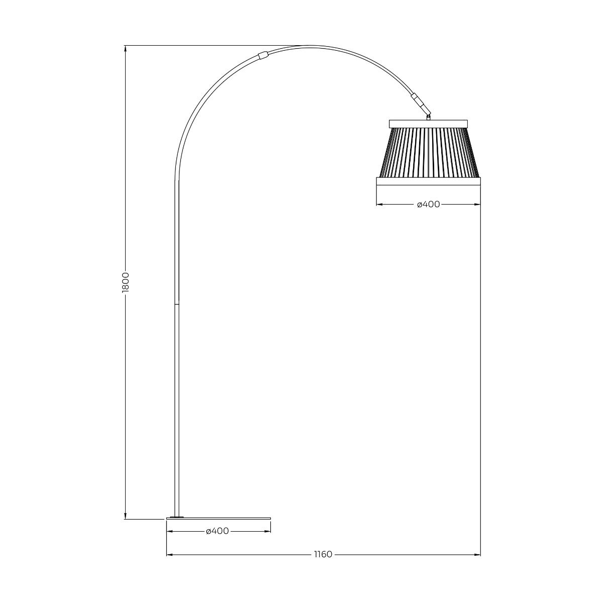 Lampa podłogowa BALU ML3228-1-3BD