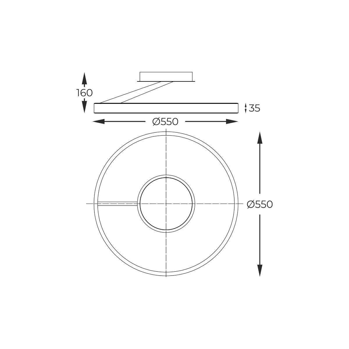 MX3689-1L-3BGT MALU LAMPA SUFITOWA