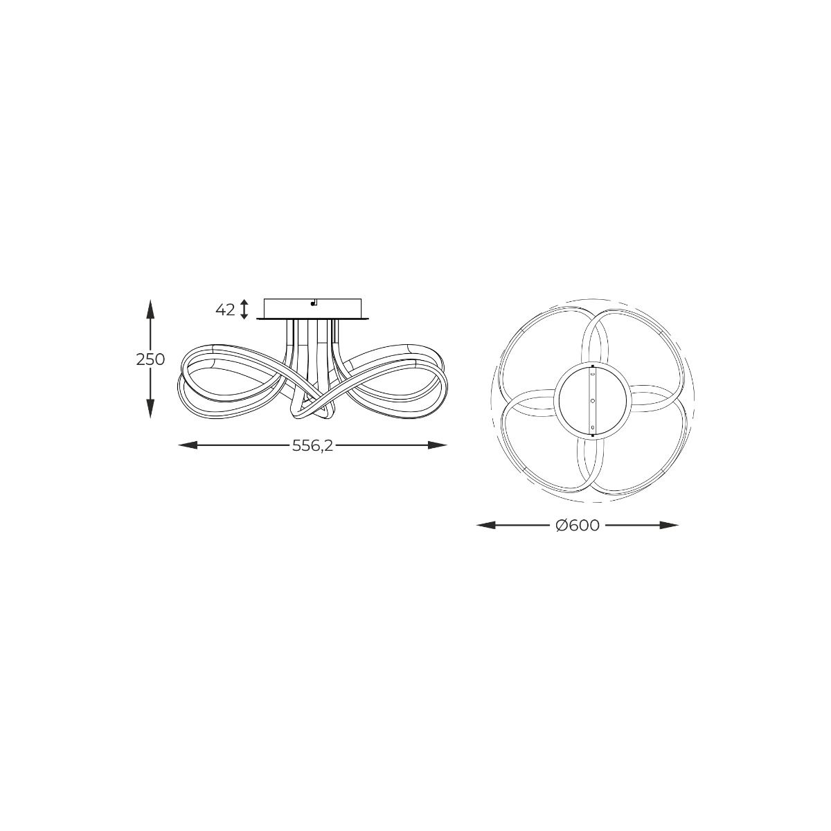 MX5520-4-3BBDT ABRO LAMPA SUFITOWA