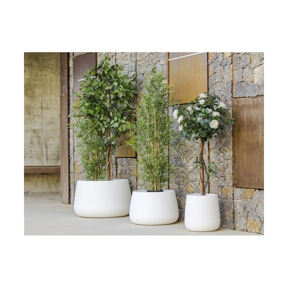 Doniczka CAMELIA LED LUMCA080OFNW