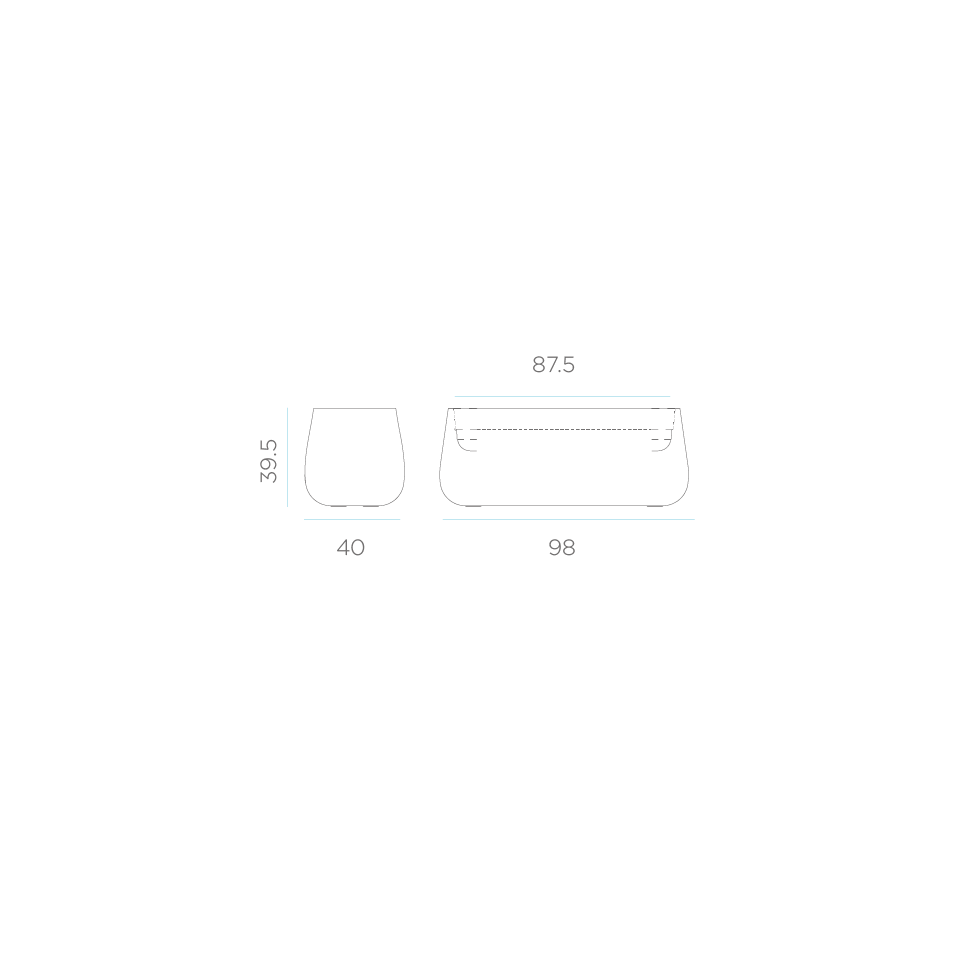 Doniczka CAMELIA LED LUMCALAROFNW