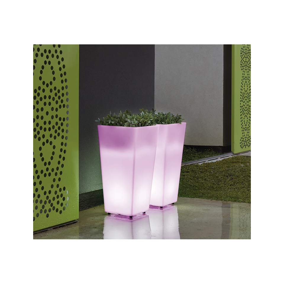 Doniczka solarna MELISA LED LUMML030SSNW