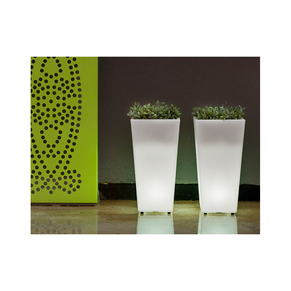 Doniczka solarna MELISA LED LUMML030SSNW