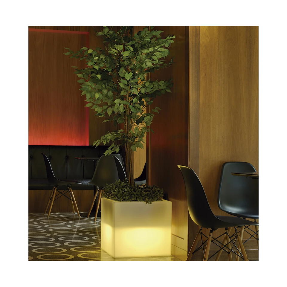 Doniczka solarna NARCISO LUMNC050SSNW