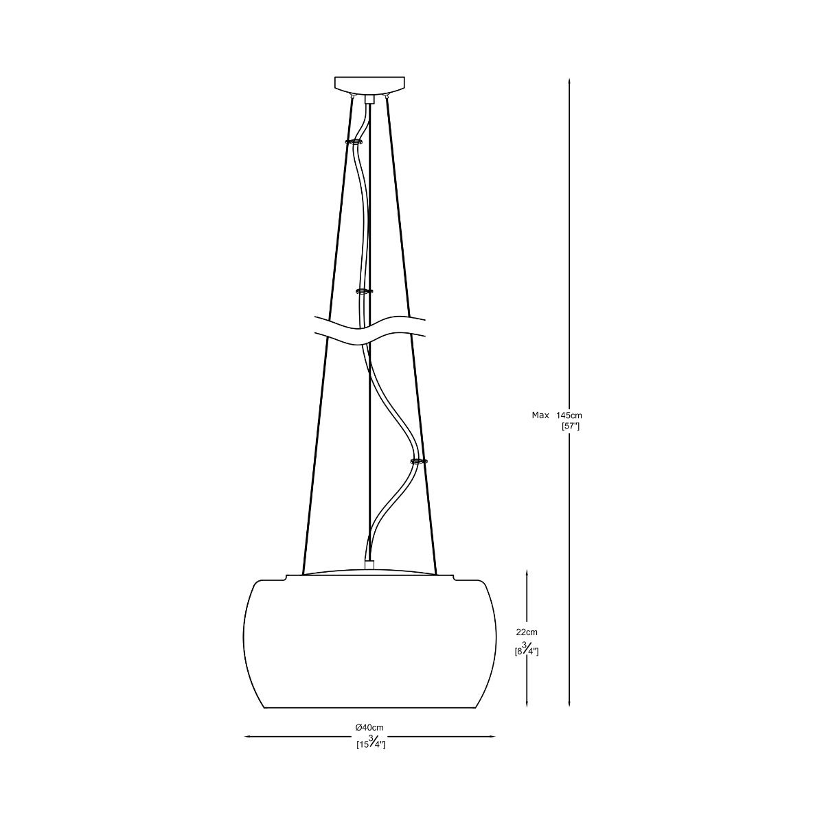 Lampa wisząca CRYSTAL P0076-05L-F4FZ