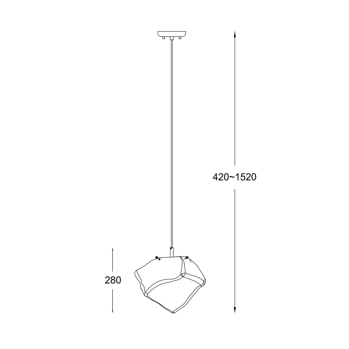 Lampa wisząca ROCK P0488-01A-F4AC