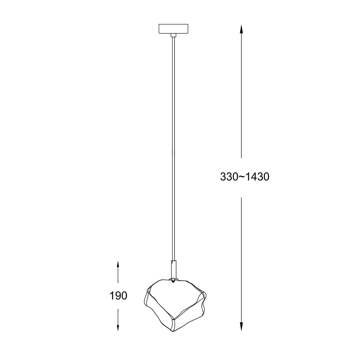 Lampa wisząca ROCK P0488-01F-F4AC