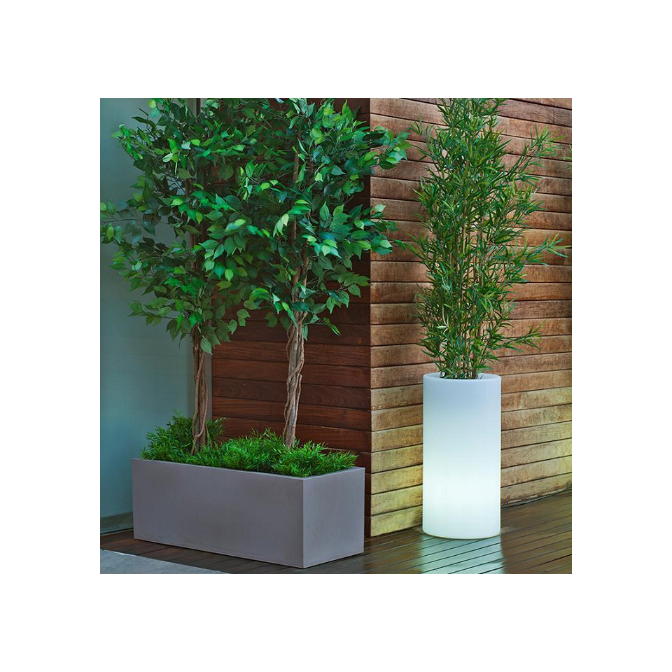 Doniczka MELISA LED LUMPM070OFNW