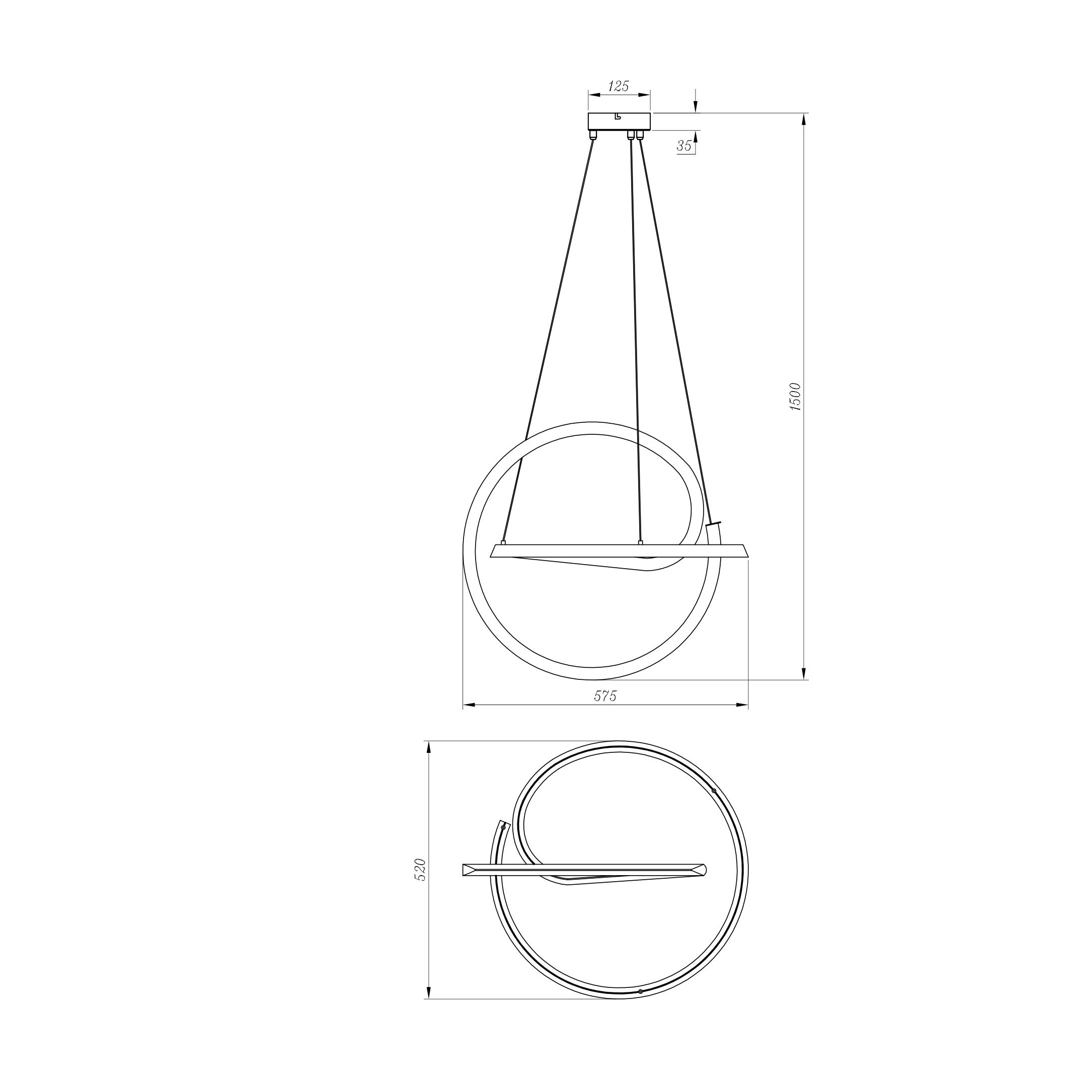 Lampa wisząca VELENNE P241249401E