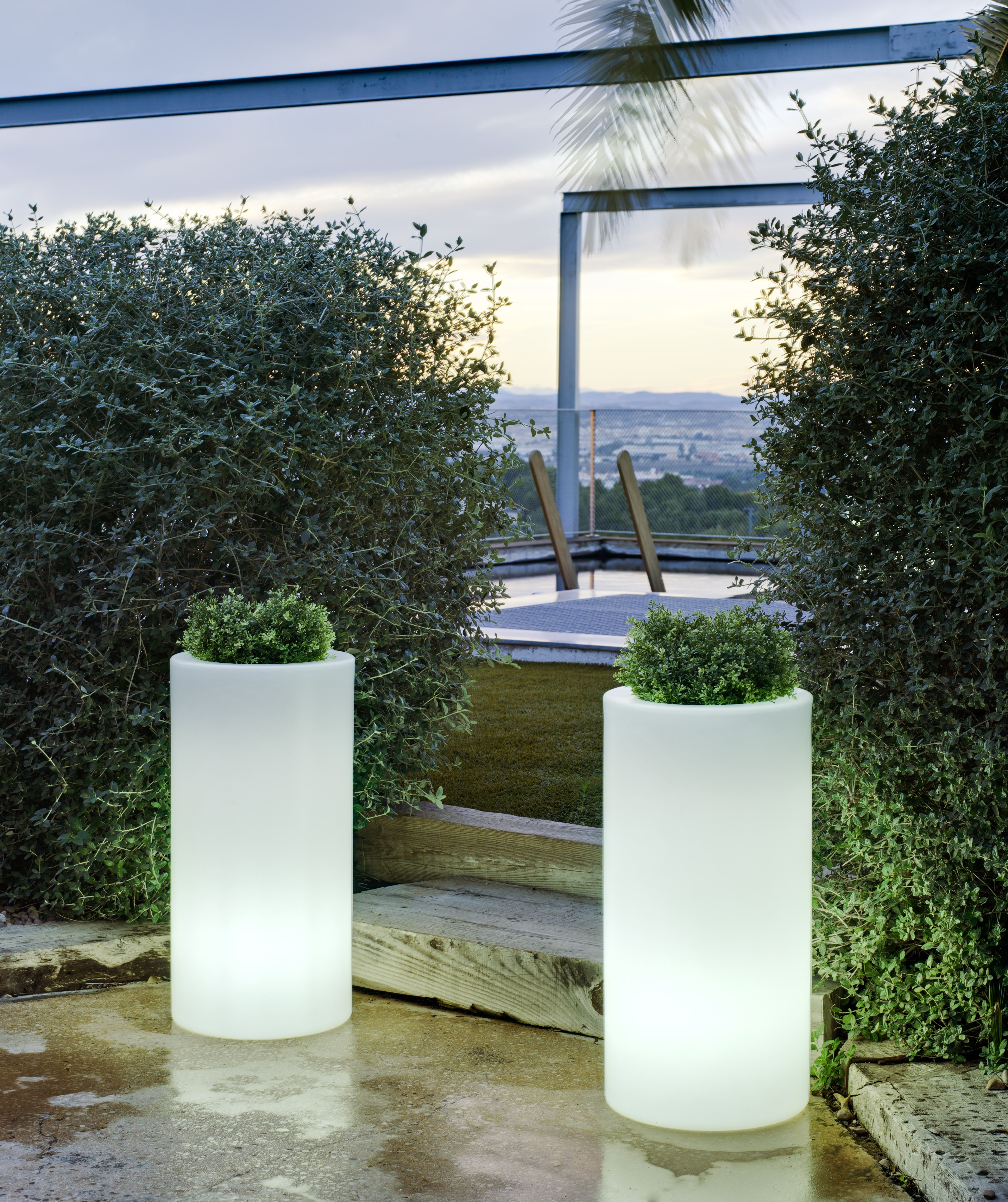 Doniczka solarna PALMA 70 RGB LED 3279