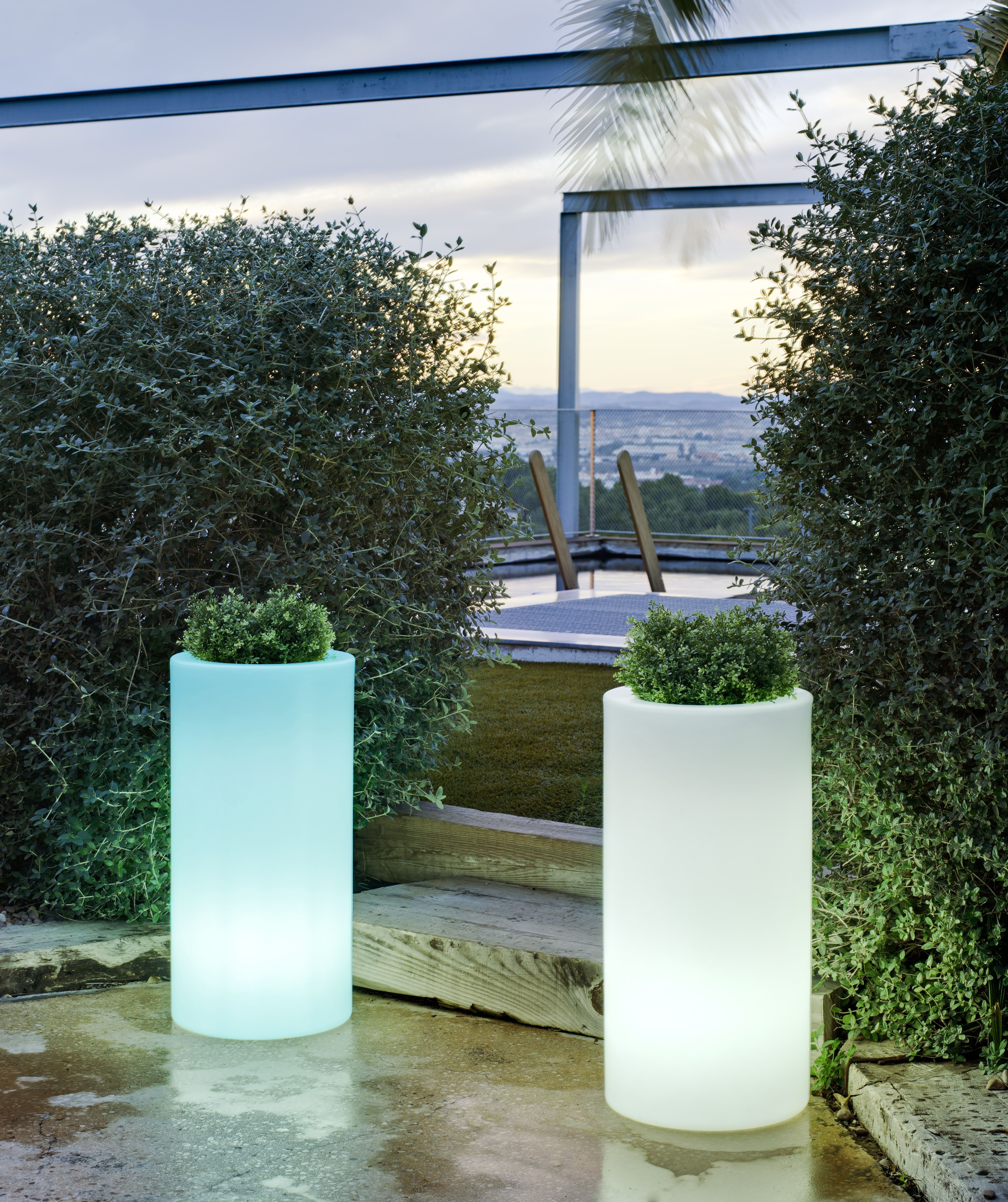 Doniczka solarna PALMA 70 RGB LED 3279