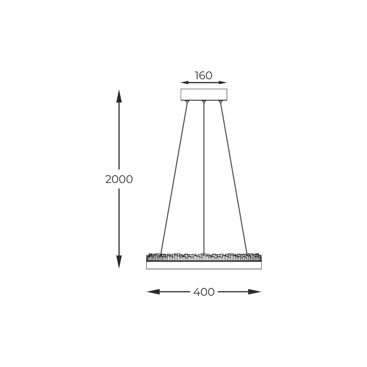 PD2304400R-MB REGI LAMPA WISZĄCA CZARNA/BLACK