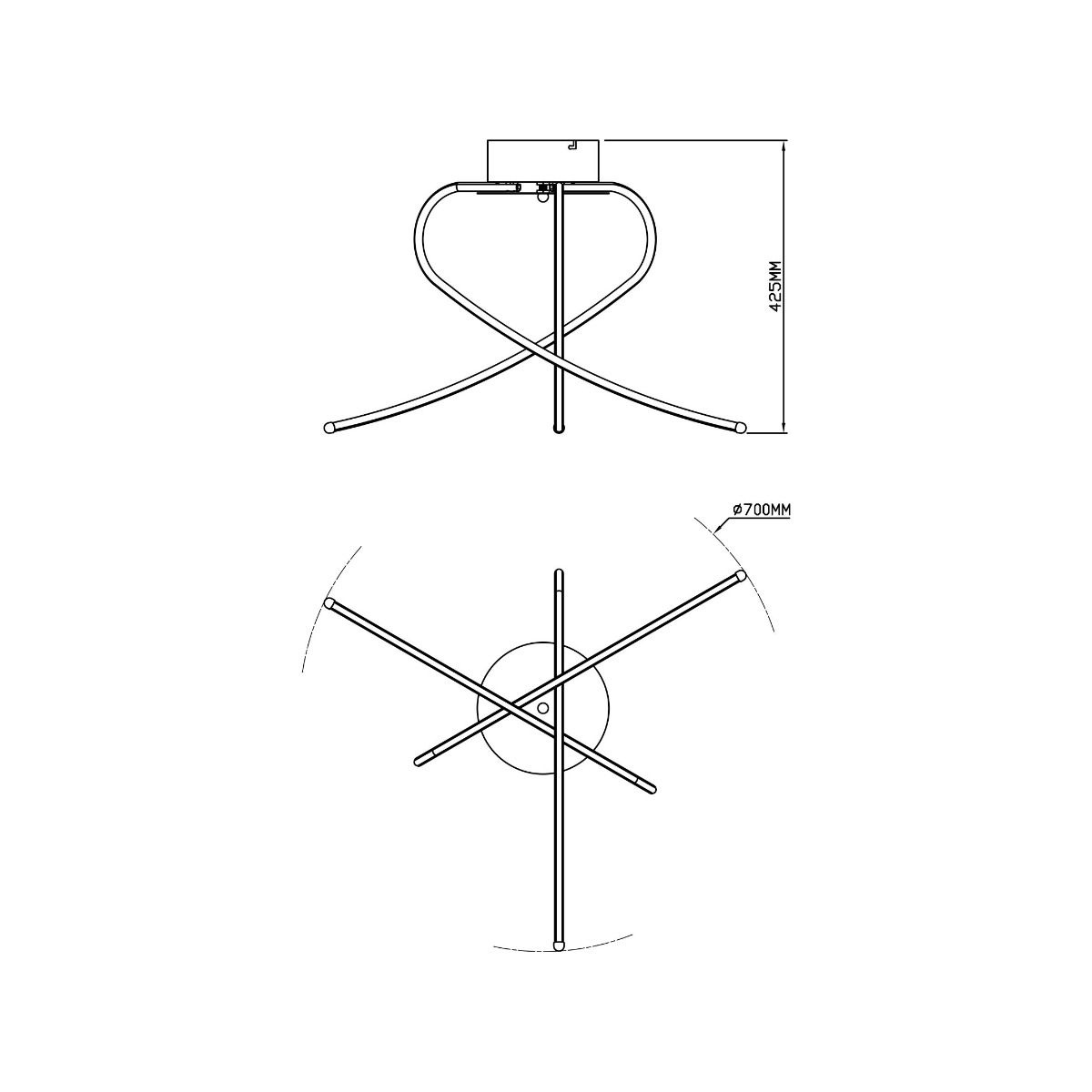 Lampa sufitowa CARRELLO PL1100014-3