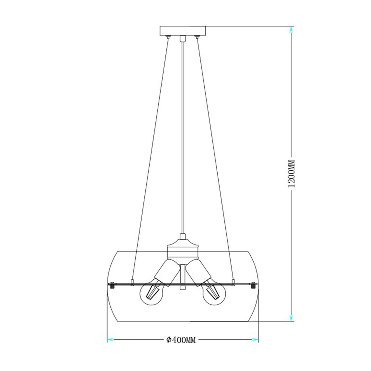 Lampa wisząca MERANO RLD931031-3