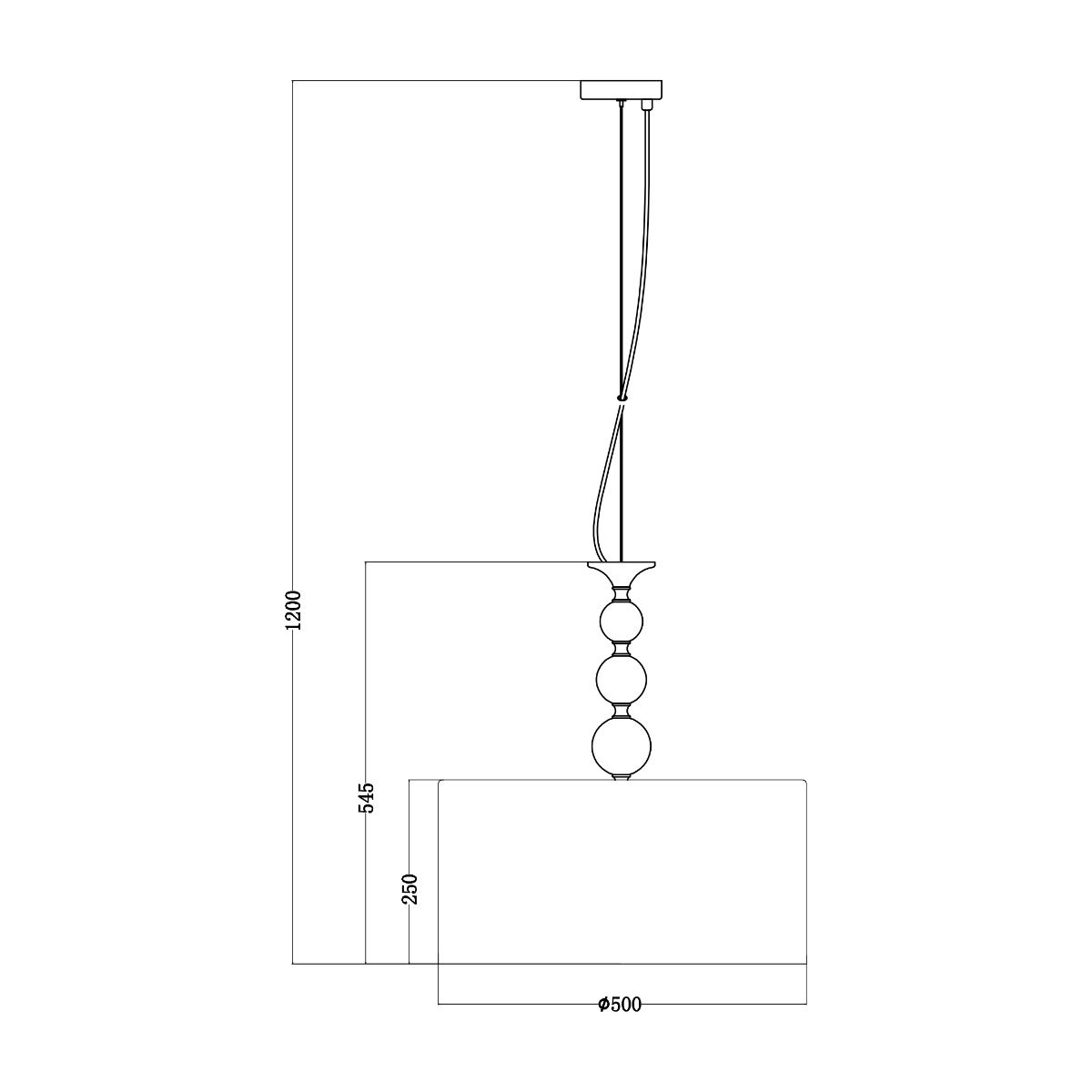 Lampa wisząca REA RLD93163-1B