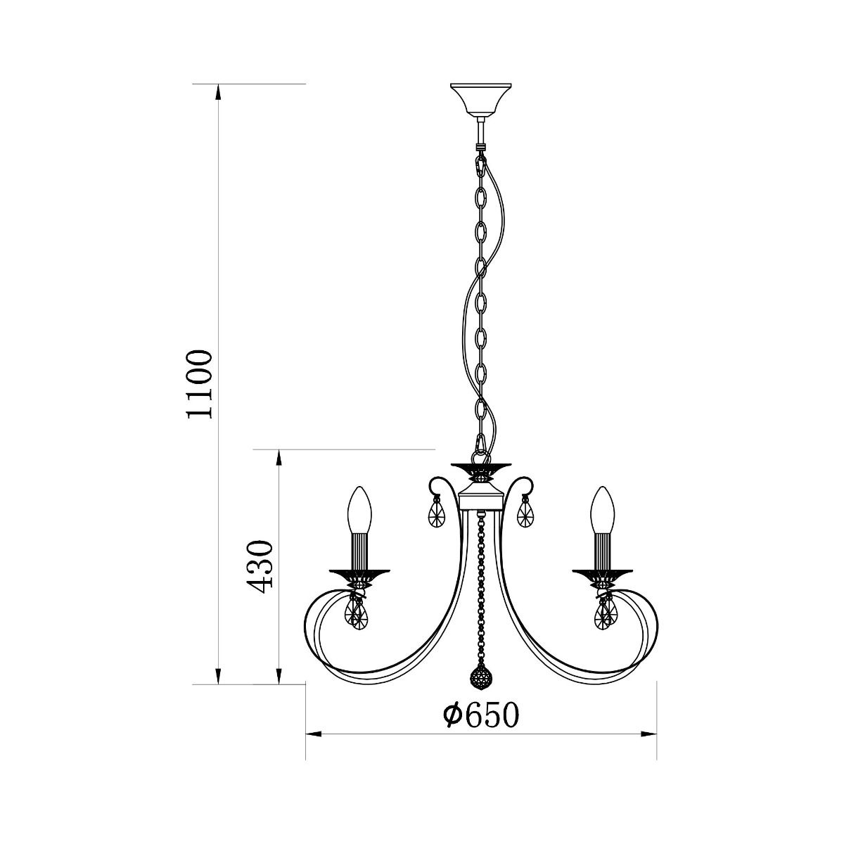 Lampa wisząca NOVIA RLD94217-6A