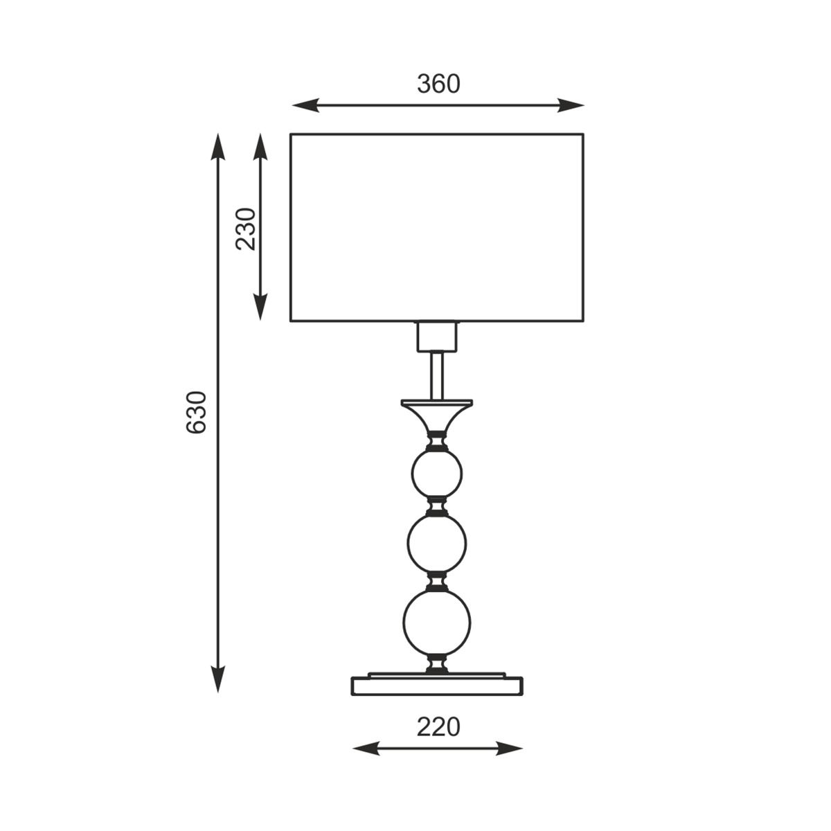 Lampa stołowa REA RLT93163-1W