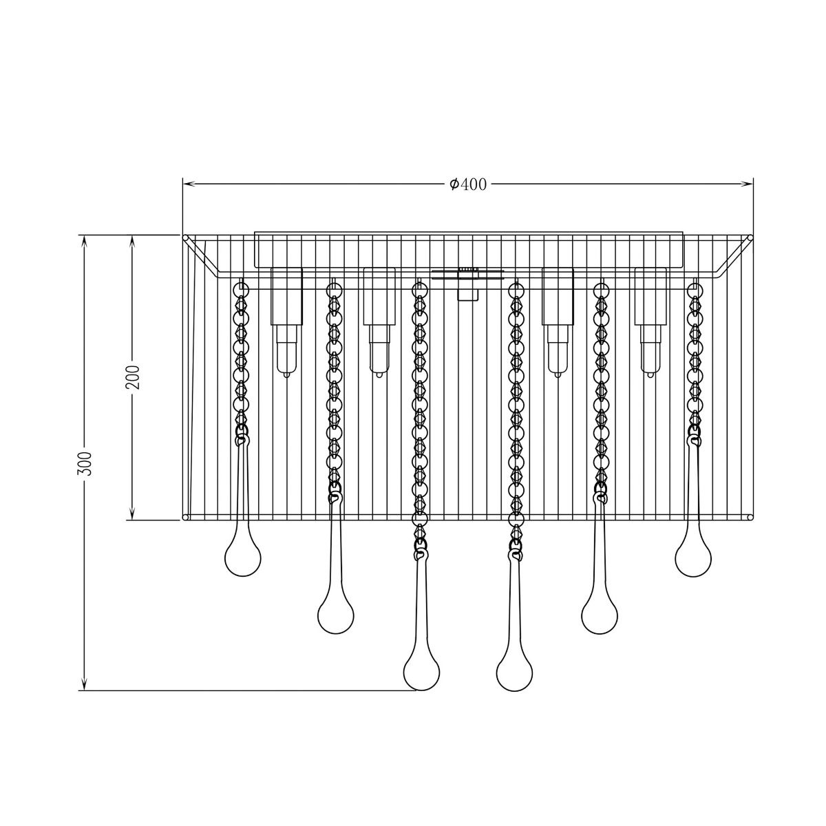 Lampa sufitowa VERONA RLX92174-8A