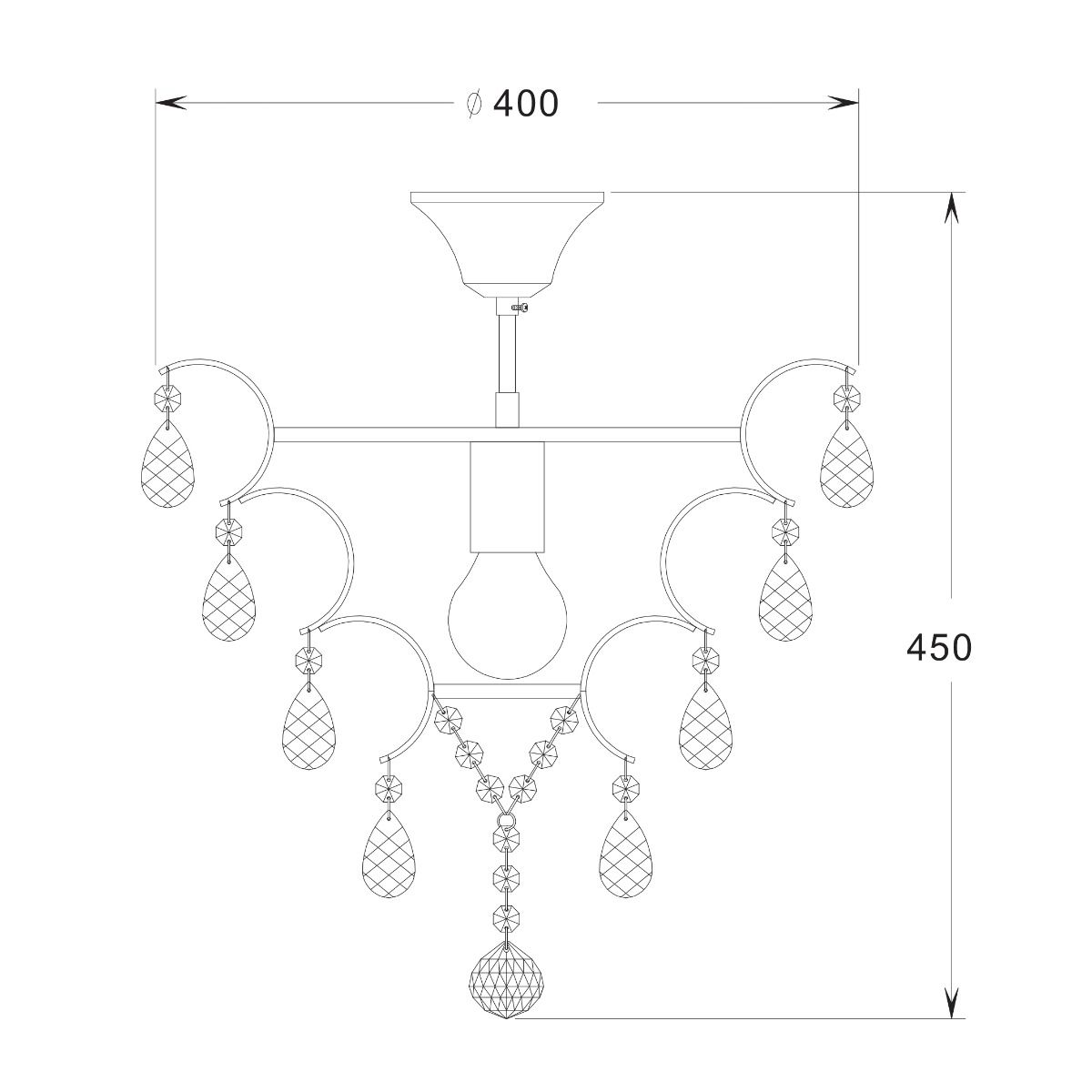 Lampa sufitowa FUSION RLX93410-1