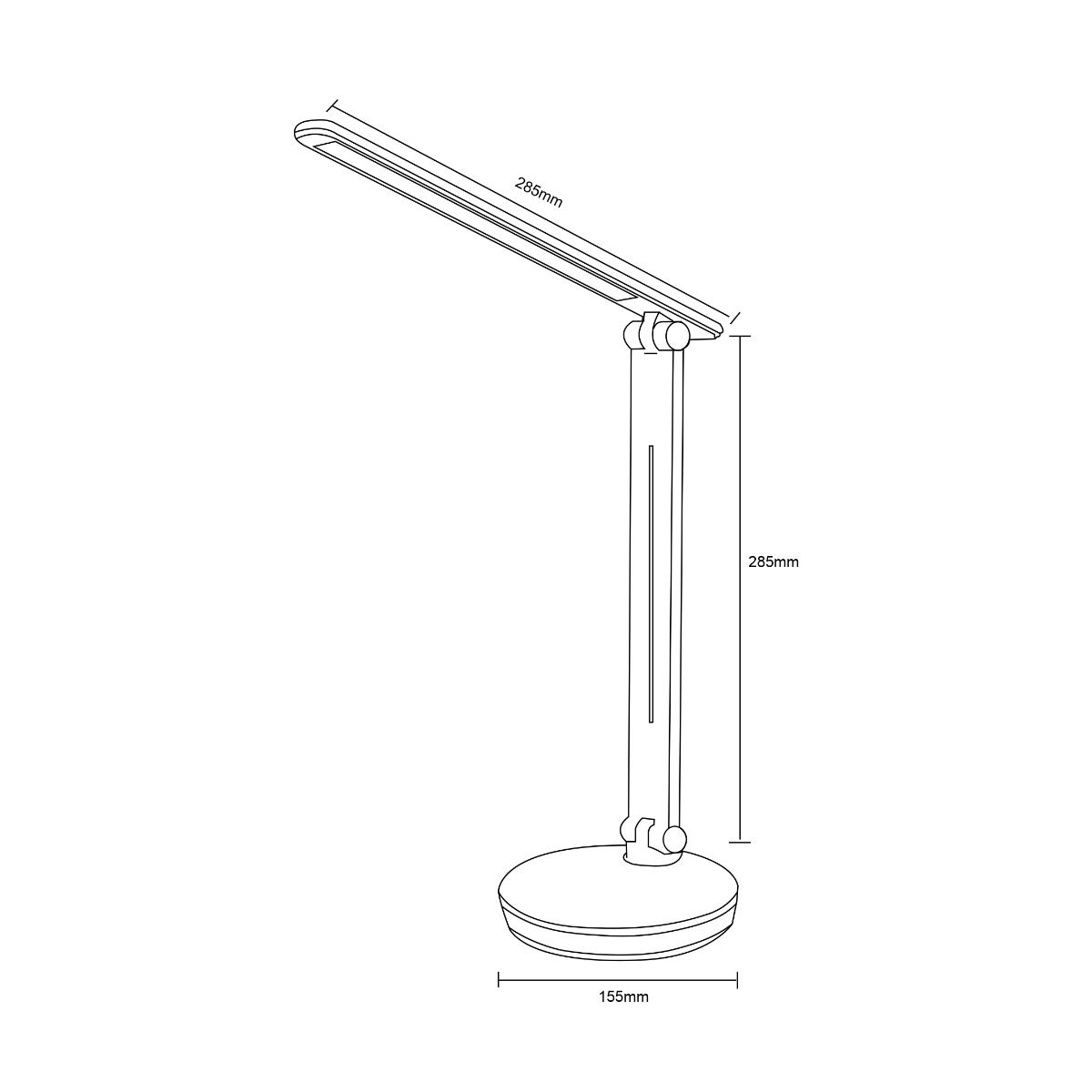 SM-606 LAMPA BIURKOWA CZARNA/BLACK