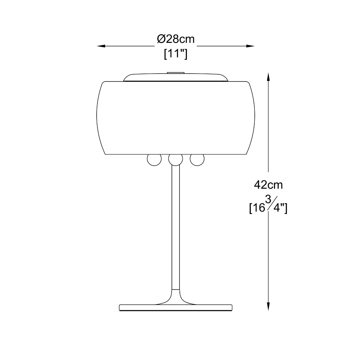 Lampa stołowa CRYSTAL T0076-03E-F4FZ