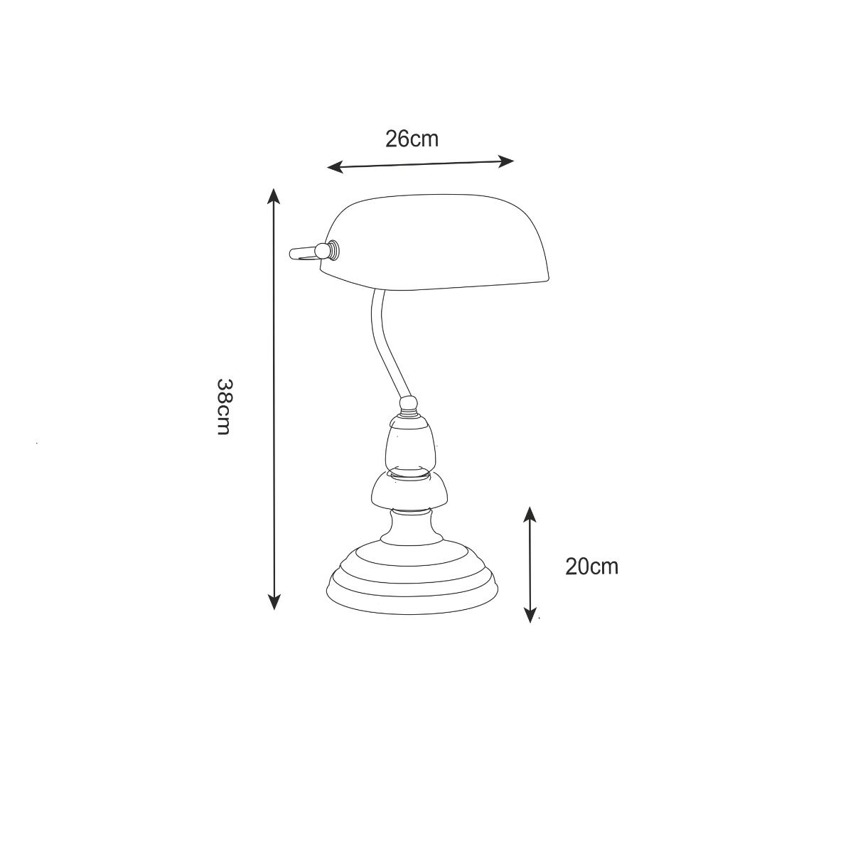 Lampa biurkowa EDES T110810