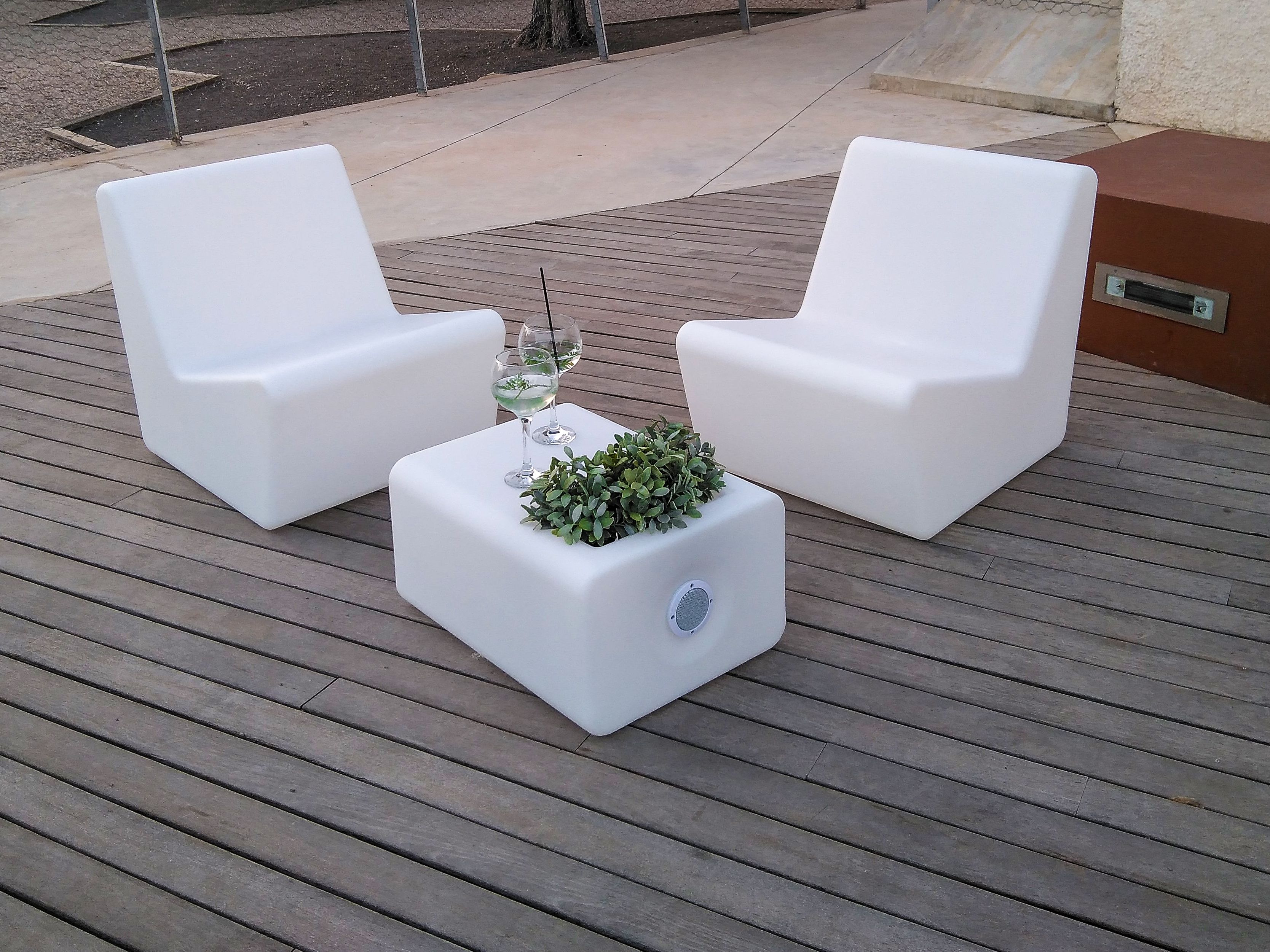 Krzesło solarne LED RGB TARIDA IP65 3159