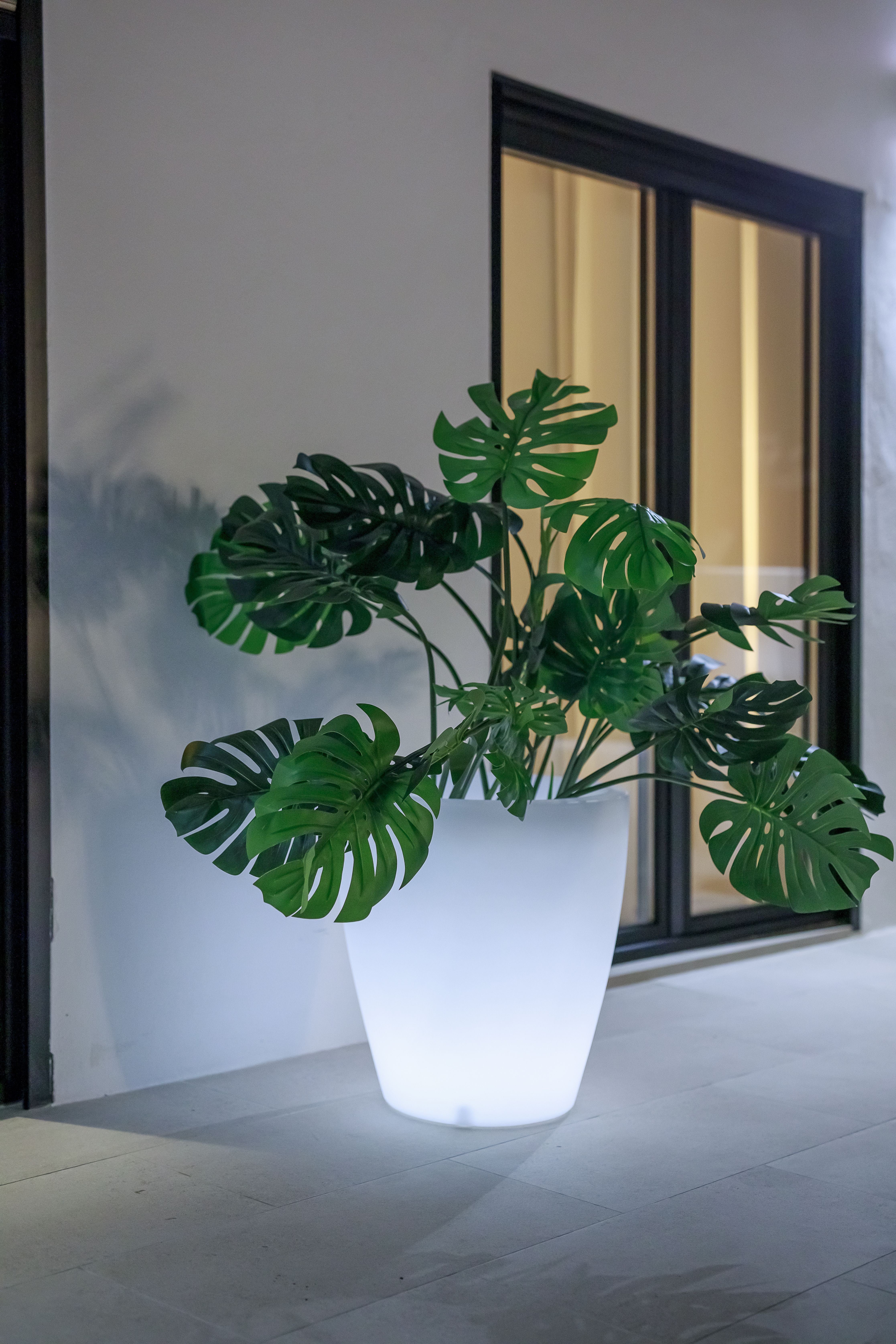 Doniczka solarna VIOLETA RGB LED 3281